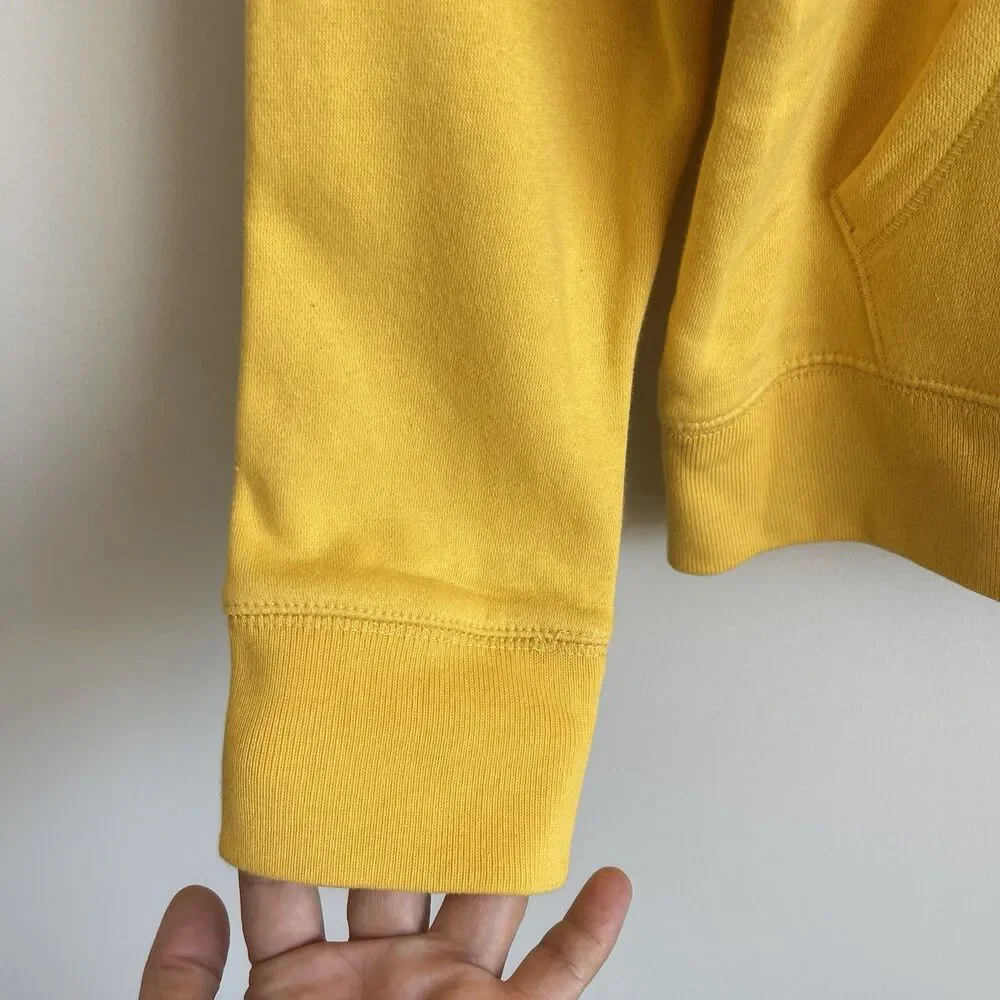GAP Girls Youth XXL 14/16 Fleece Hoodie Zip Up Sweatshirt Yellow‎
